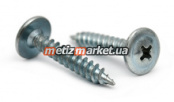 DIN968 Саморез по мет гол пресс-шайба остр 4.2x19 A2