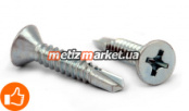DIN7504 P Саморез по мет гол потай сверло TEX 4.8x50 цб