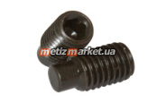 Винт установочный с внутренним шестигранником и цапфой стальной DIN 915 45H M 4×25 сталь  бп
