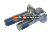 Болт с полукруглой головкой и нейлоновым покрытием DIN 267-28 KLF ISO 7380-2 M10×40 сталь 10.9 цб