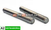 Шпилька с метр резьбой DIN 975 A2 НЕРЖ 20x1000