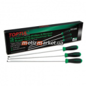 Набор отверток длинных 3ед. TOPTUL (PH1x250, PH2x250, SL5,5x400) GAAE0305