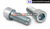 Винт внутр шестигр INBUS DIN 912 кл.8.8 (цб) 6х60