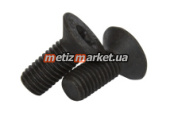 Болт с потайной головкой под torx DIN 7991 M 6×12 сталь 10.9 цинк платковый черный