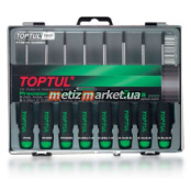 Набор прецизионных отверток TOPTUL (PH000-PH0, SL1.2-SL3) 8ед. GAAW0802