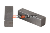 Шпонка стальная без покрытия от 2x2 до 30x26 DIN 6885 B 22×14×140 сталь  бп