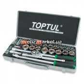 Комбинированный набор инструментов TOPTUL 1/2" (дюйм+метр.) 43ед. GCAD4303