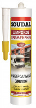 Герметик силик. SOUDAL унив. прозр. 300мл